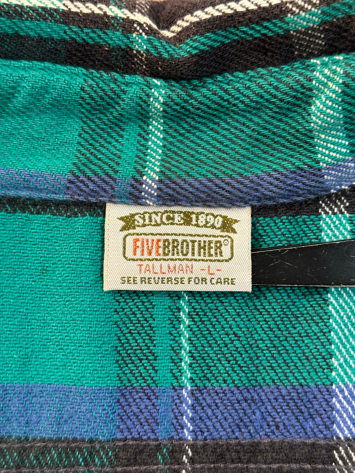 90's FIVE BROTHER ヘビーネルシャツ