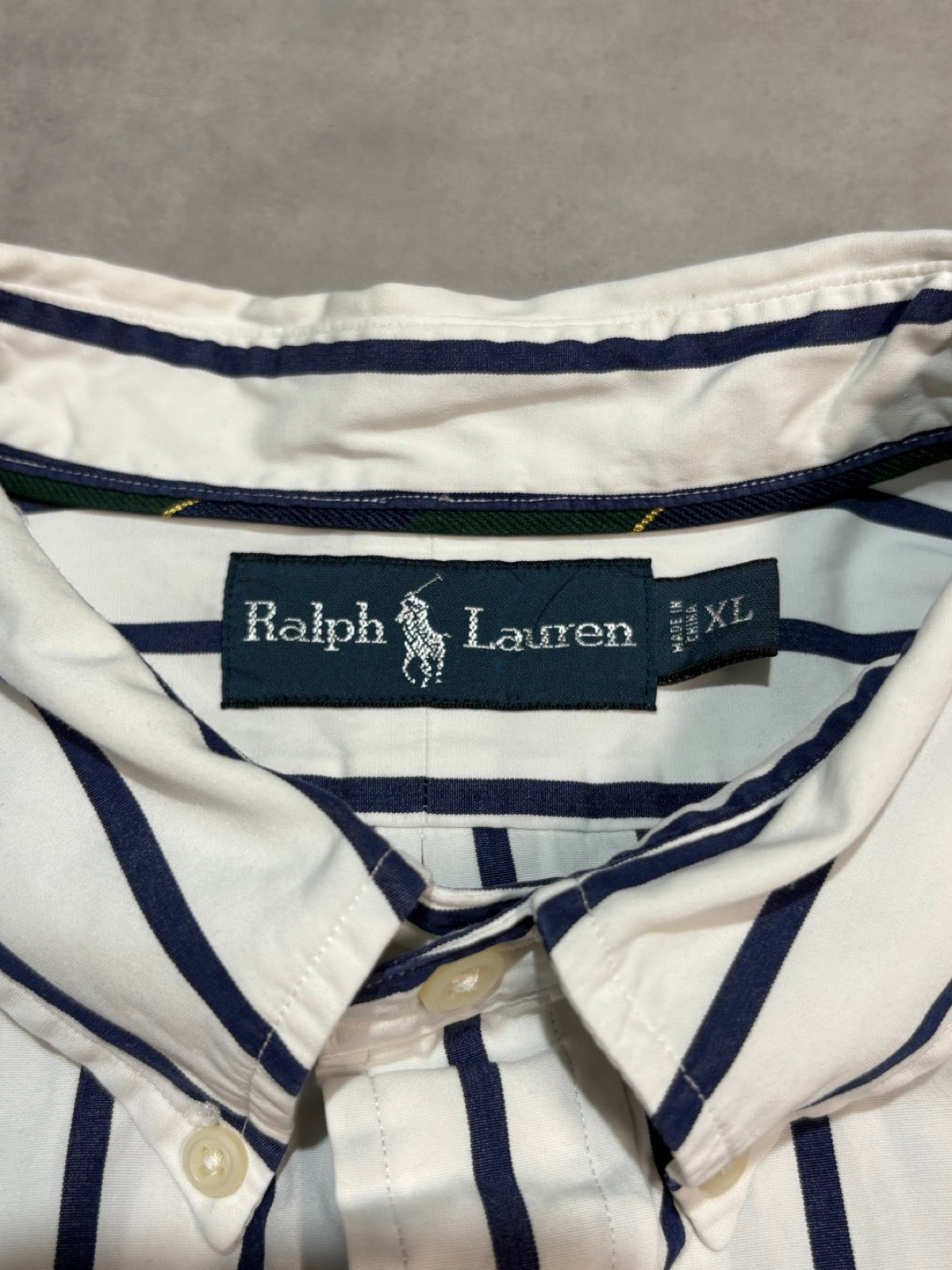 90's~00's  RALPH LAUREN「テニスラケット刺繍」ボタンダウンシャツ