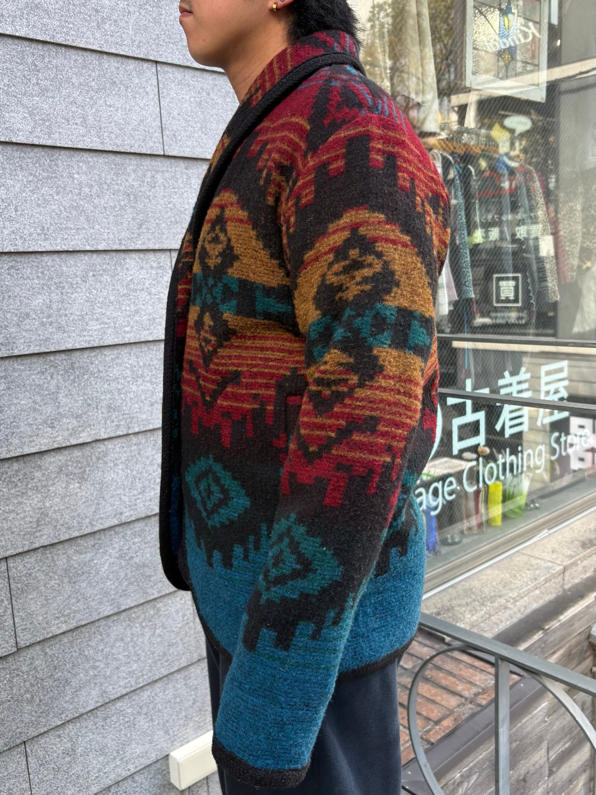 80's WoolRich「ネイティブ柄」USA製 ウールジャケット