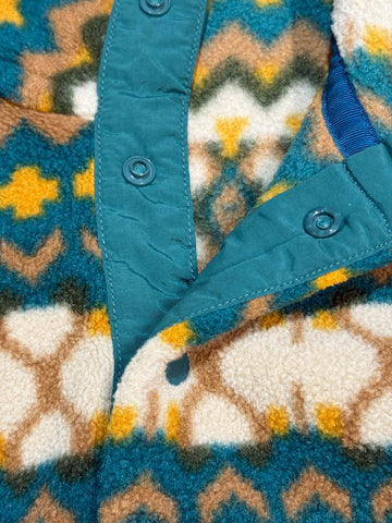 10's PATAGONIA Synchilla Snap-T「クリフ柄」フリースプルオーバー