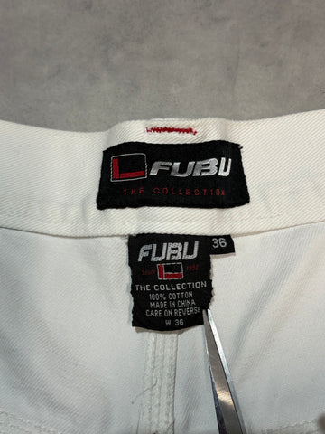 90's FUBU デニムカーゴショーツ