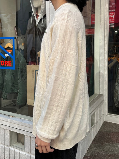 80's LACOSTE「cable」セーター