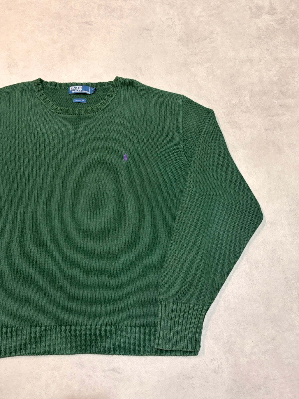 90's POLO BY RALPH LAUREN クルーネックニット