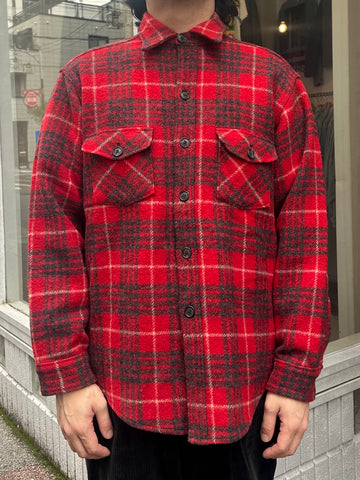 80's WOOLRICH USA製 ネルシャツ