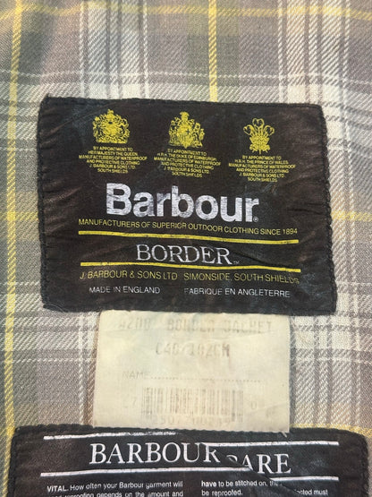 00's BARBOUR「BORDER」オイルドジャケット