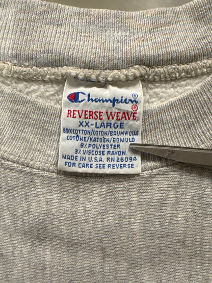 90's CHAMPION「WISCONSIN BADGERS」Reverse Weave USA製 カレッジスウェット