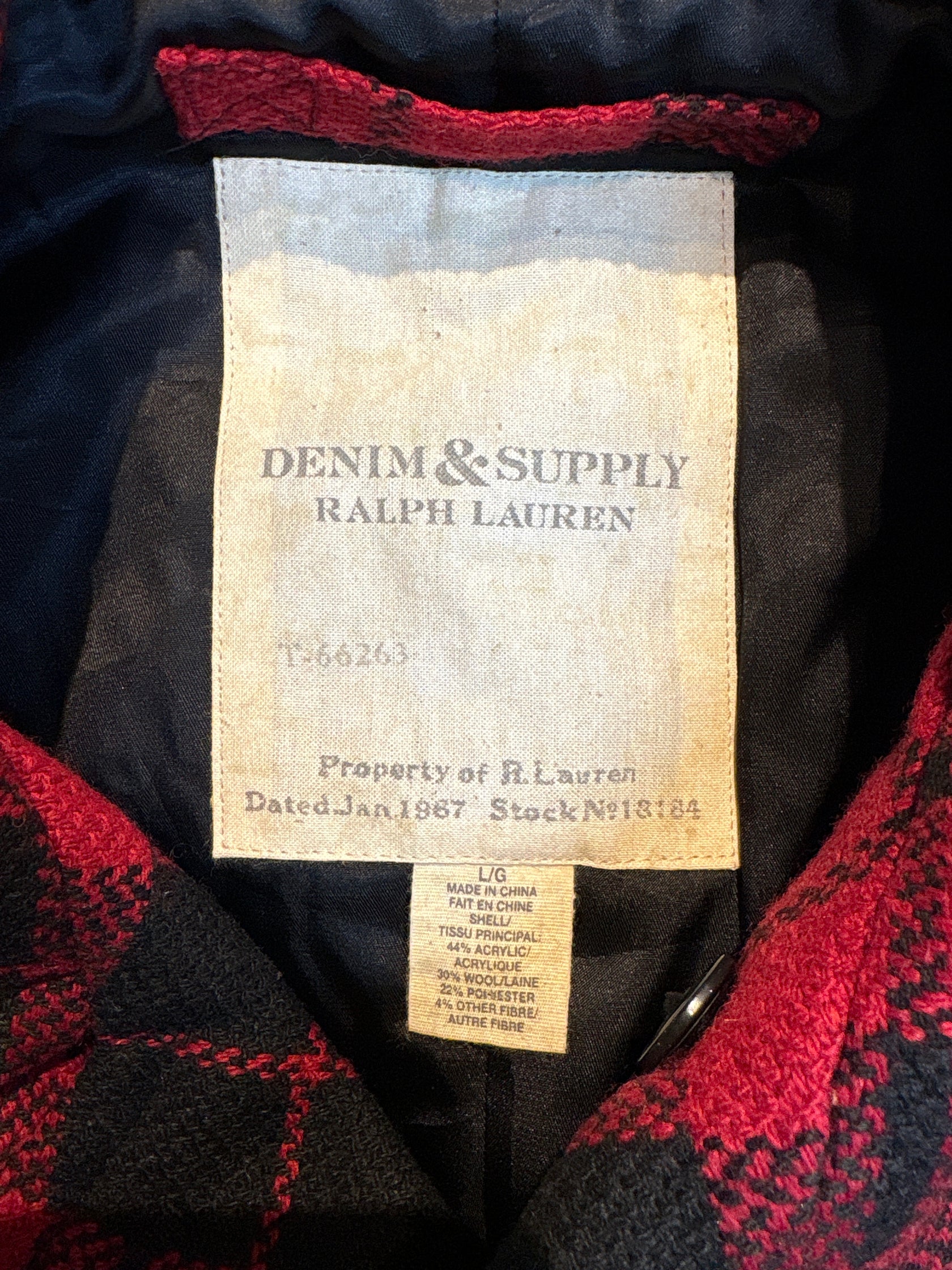 10's「RALPH LAUREN」ピーコート