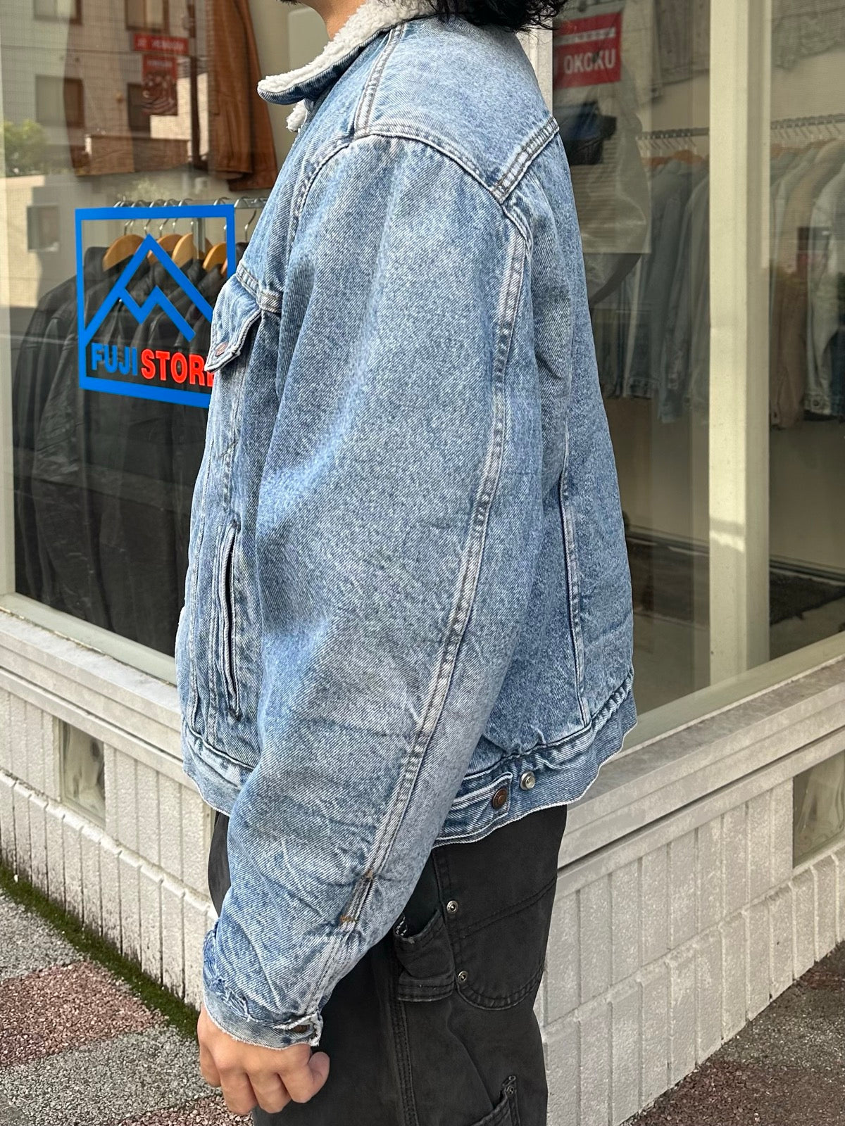 80's LEVI’S「4th type」デニムボアジャケット