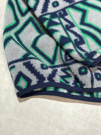 10's PATAGONIA Synchilla Snap-T「モンタナシエテ柄」フリースプルオーバー