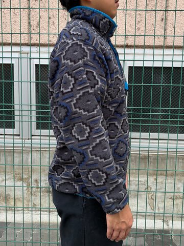 10's PATAGONIA Synchilla Snap-T「ヤナバ柄」フリースプルオーバー