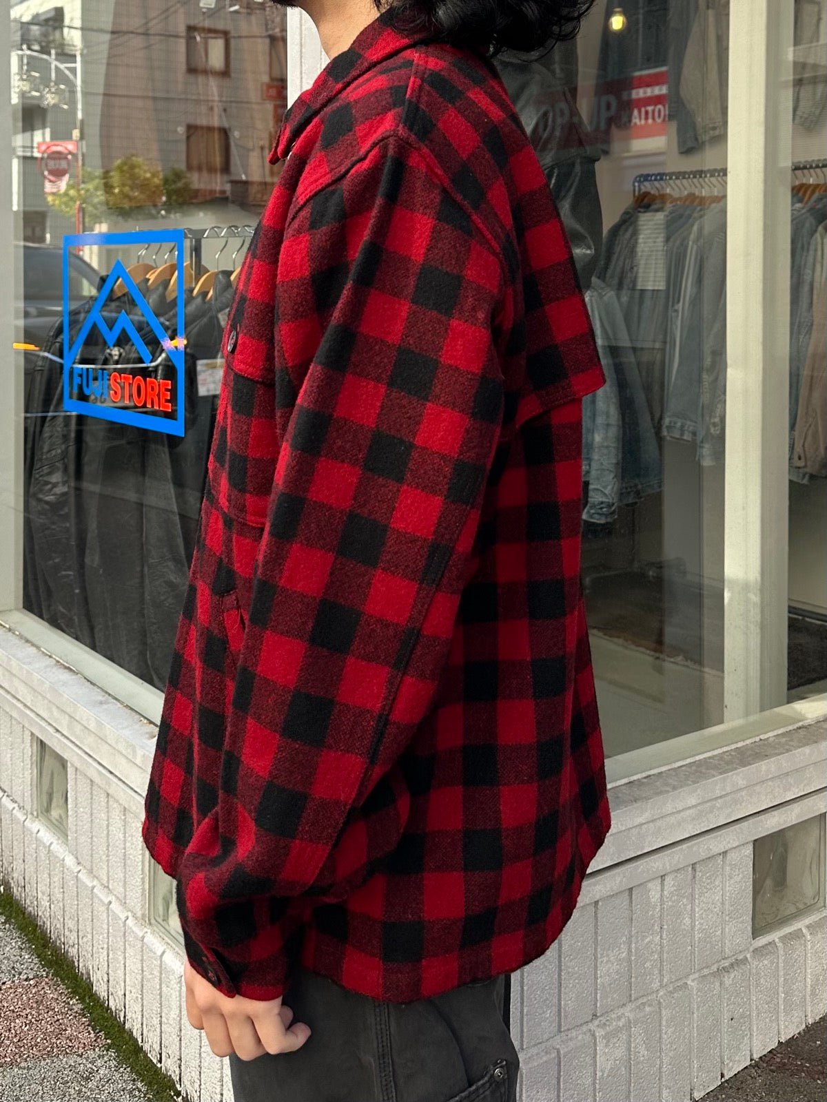 00's L.L.BEAN「Buffalo Check」ウールジャケット