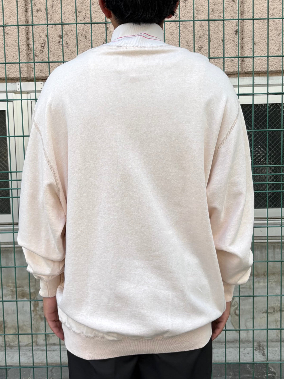90's POLO BY RALPH LAUREN「香港製」ハーフジップスウェット