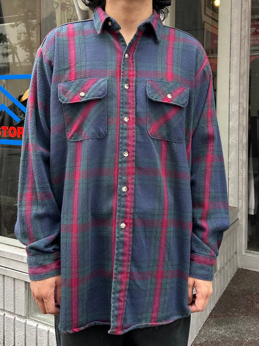 80's FIVE BROTHER USA製 ヘビーネルシャツ