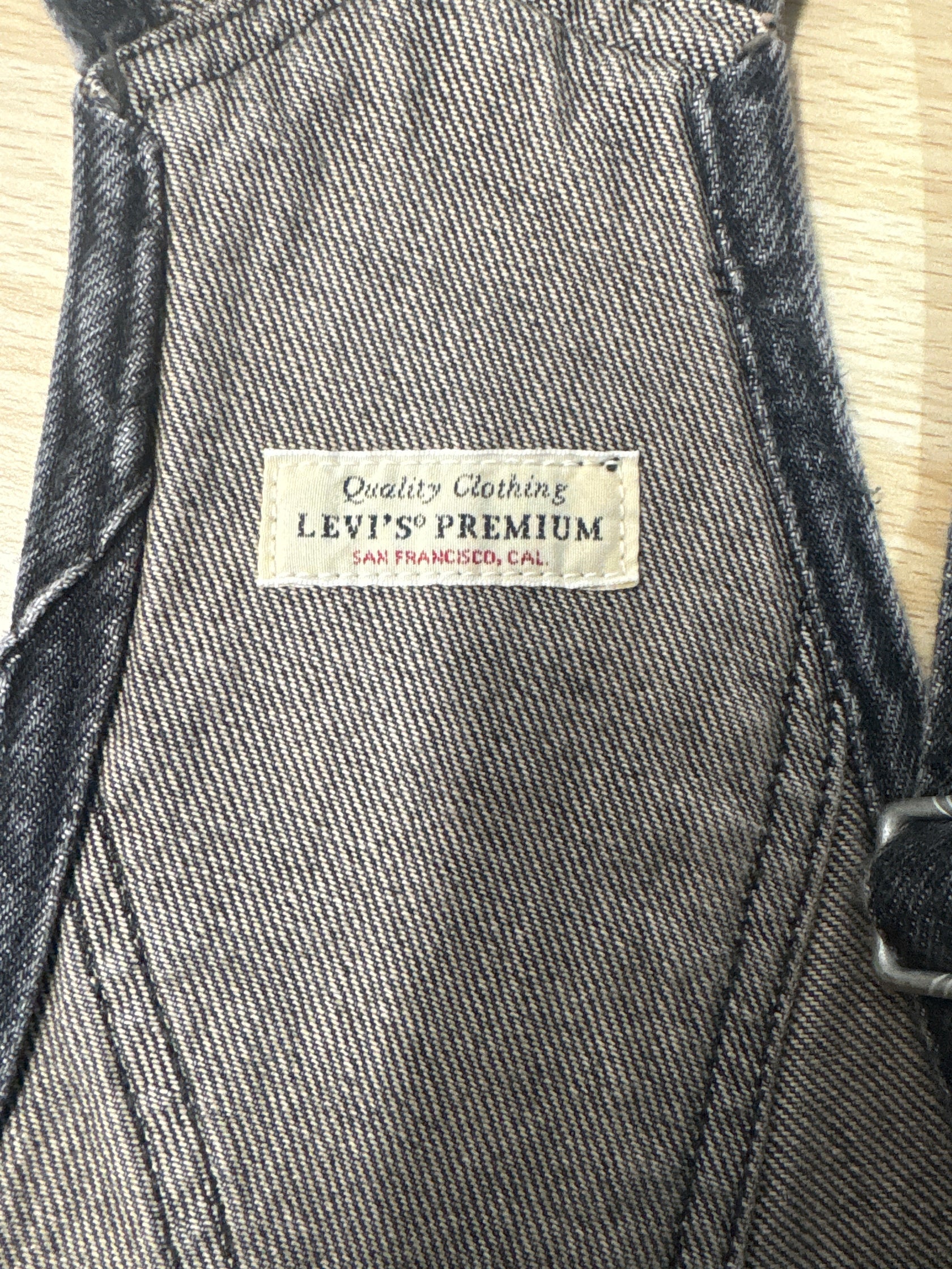00's~10's Levi’s 「PREMIUM Black Denim 」オーバーオール