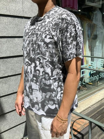 90's George Michael「Listen Without Prejudice 」USA製 総柄Tシャツ