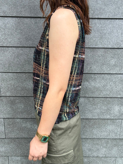 90's「Pleat Pleat by RAFAEL」ノースリーブタンクトップ