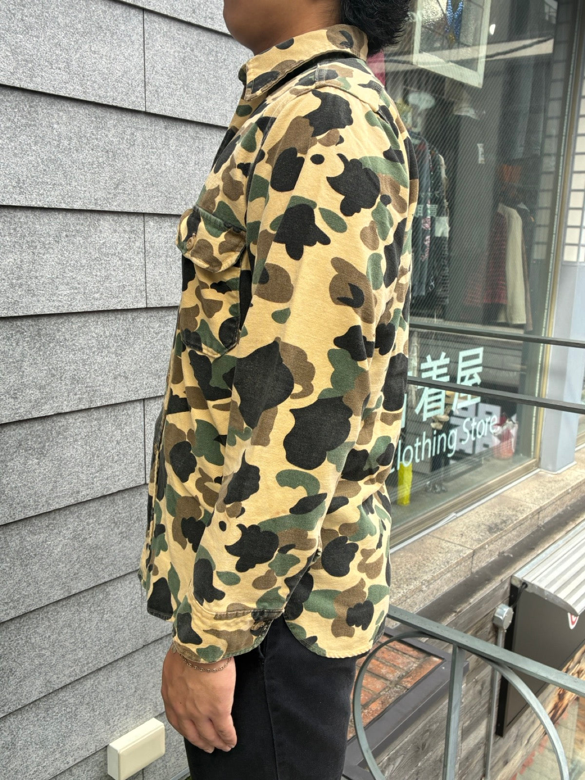 90's「Woolrich」ダックハンターカモ USA製 シャツ