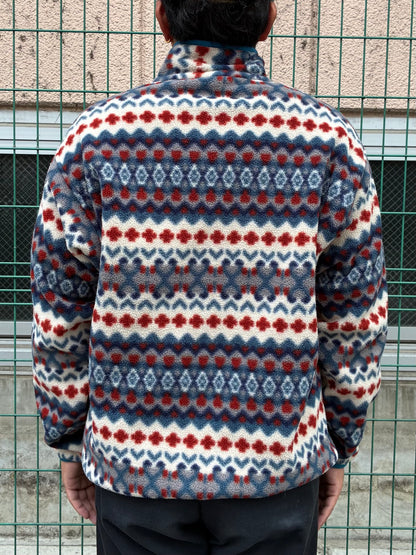 10's PATAGONIA Synchilla Snap-T「クリフ柄」フリースプルオーバー