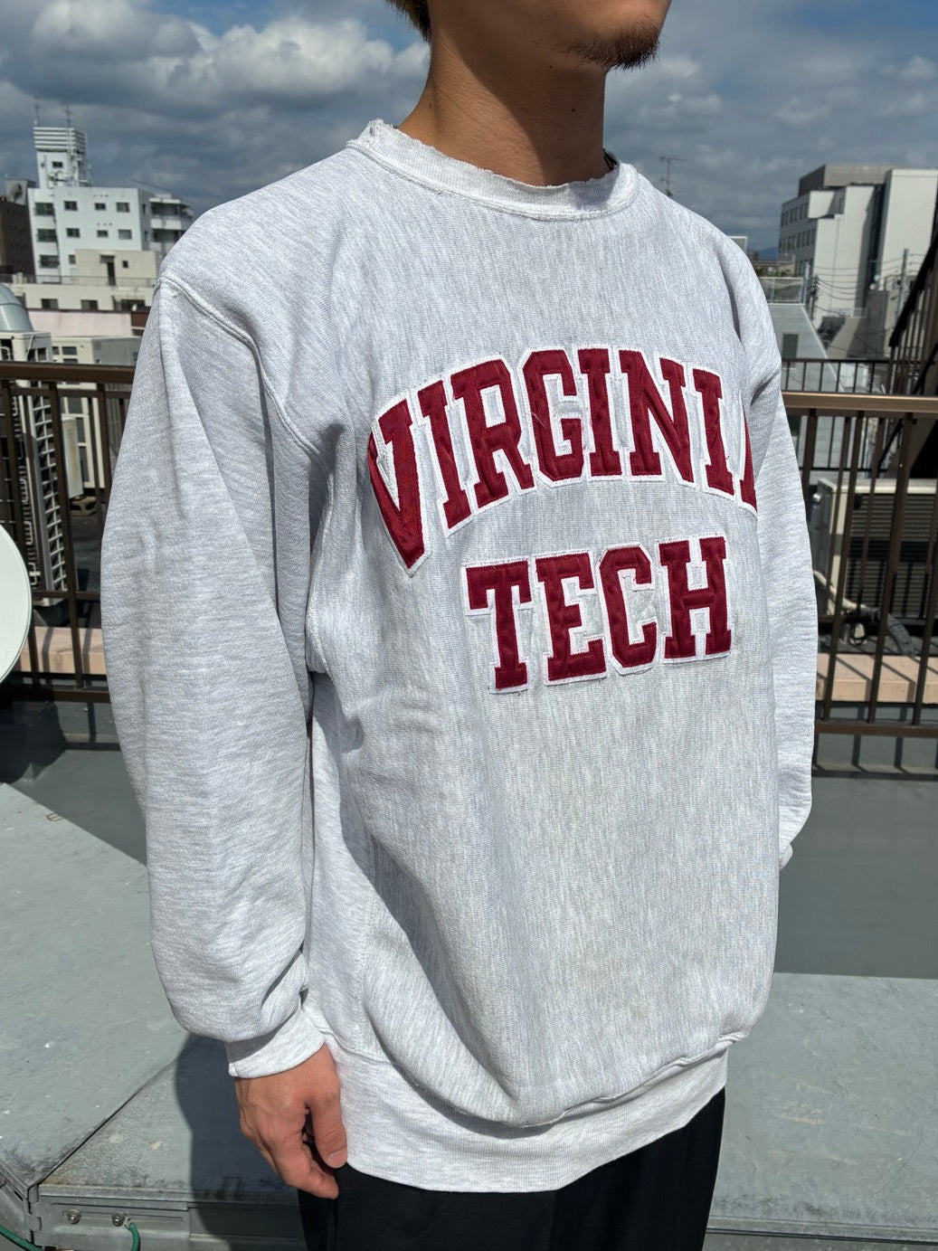 90's~00's CHAMPION「VIRGINIA TECH」Reverse Weave カレッジスウェット