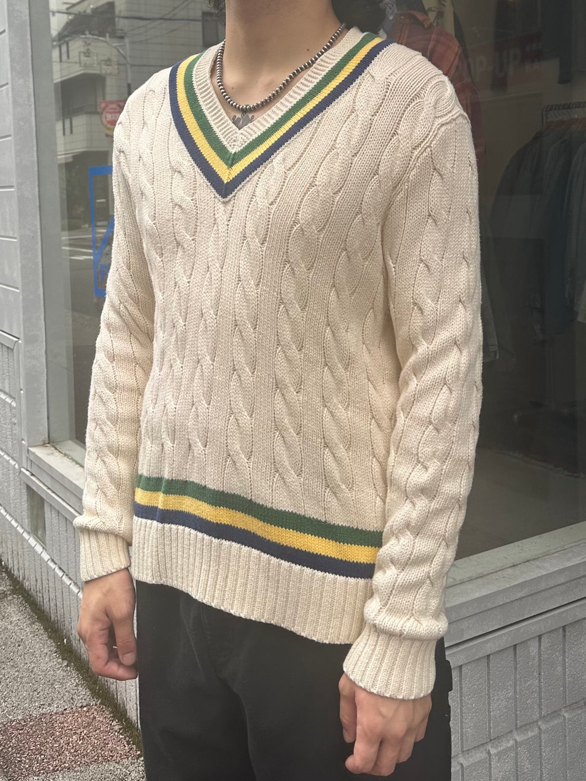 90's RALPH LAUREN チルデンニット
