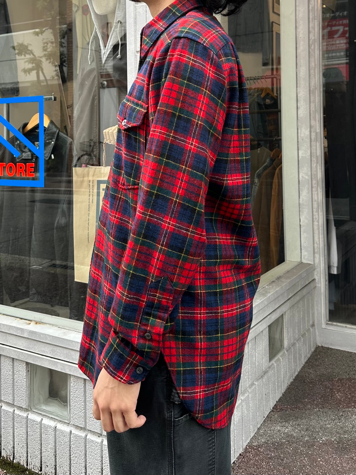 70's PENDLETON USA製 ウールシャツ