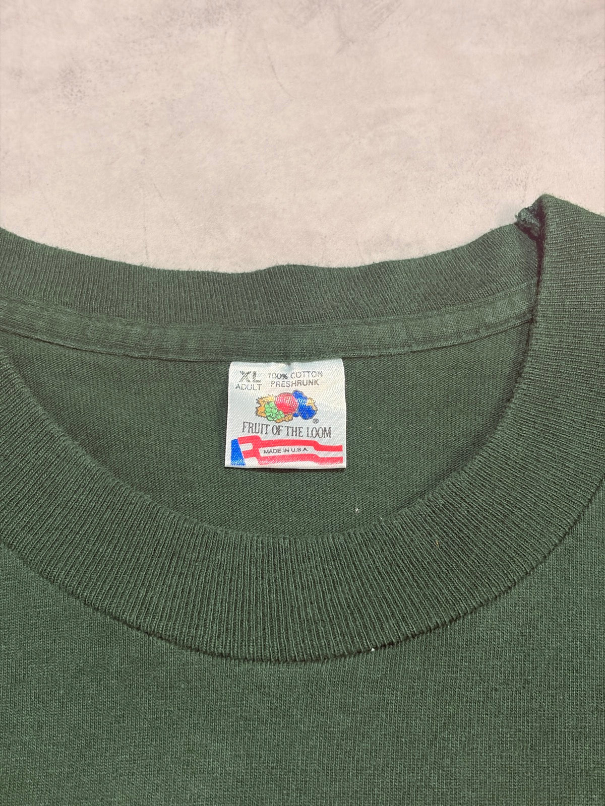 90's FRUIT OF THE LOOM USA製 モーションロゴTシャツ