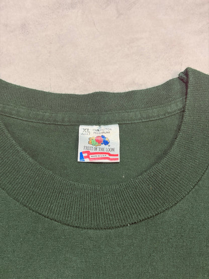 90's FRUIT OF THE LOOM USA製 モーションロゴTシャツ