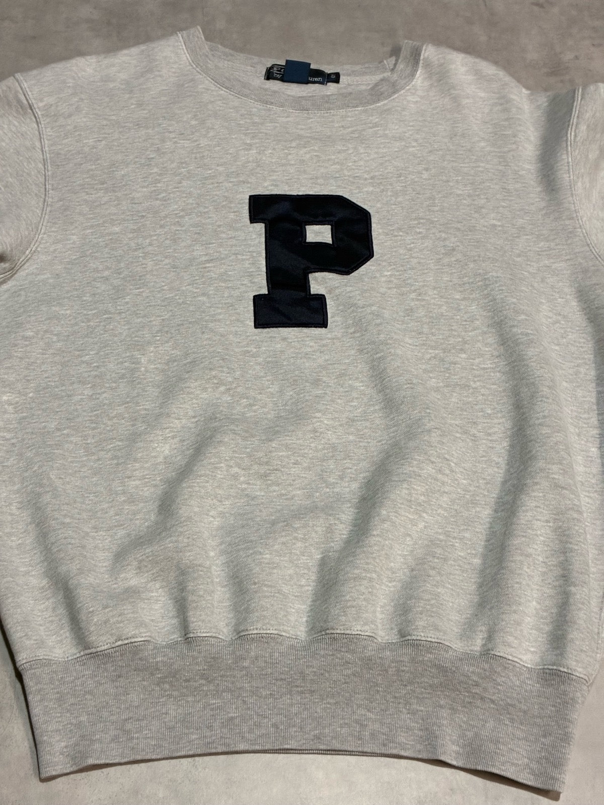 90's~00's POLO BY RALPH LAUREN 「Pワッペン」ロゴスウェット
