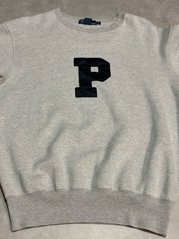 90's~00's POLO BY RALPH LAUREN 「Pワッペン」ロゴスウェット