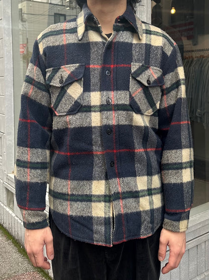 70's SEARS「PUT-ON SHOP」ネルシャツ