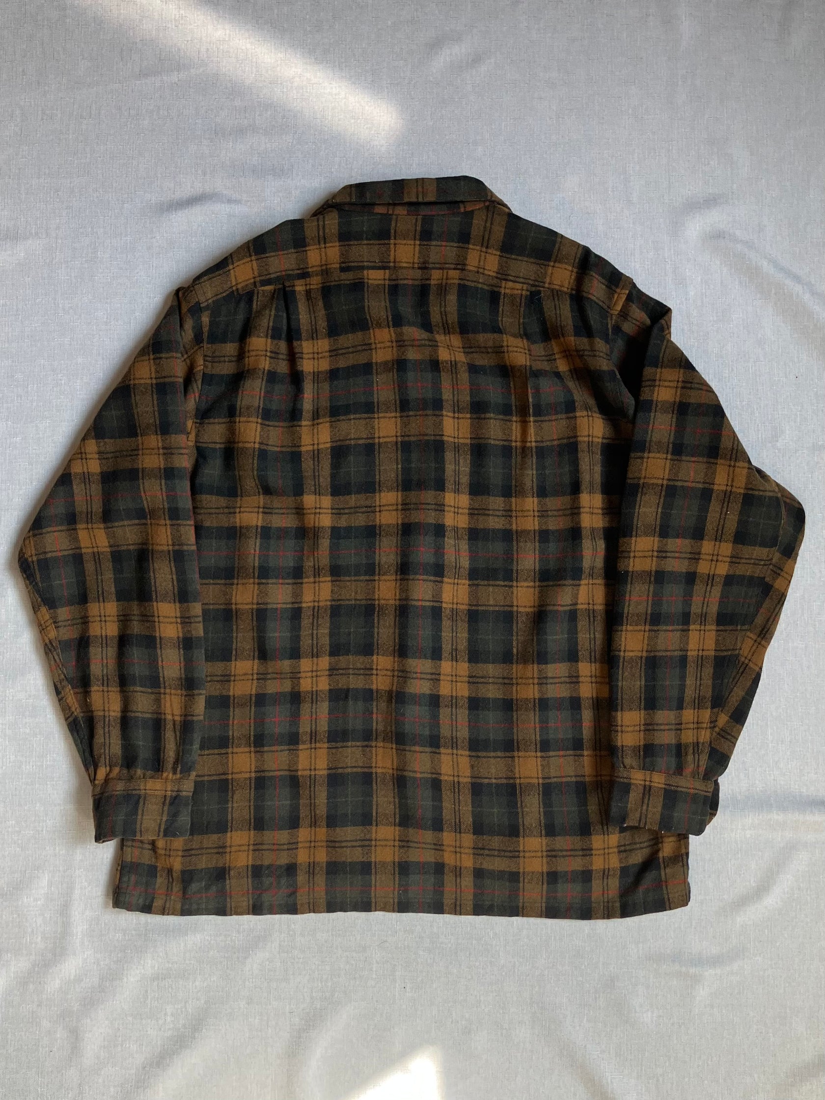 60's PENDLETON USA製 ウールチェックシャツ