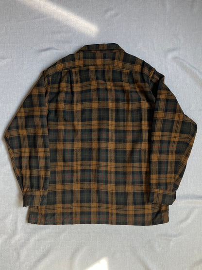 60's PENDLETON USA製 ウールチェックシャツ