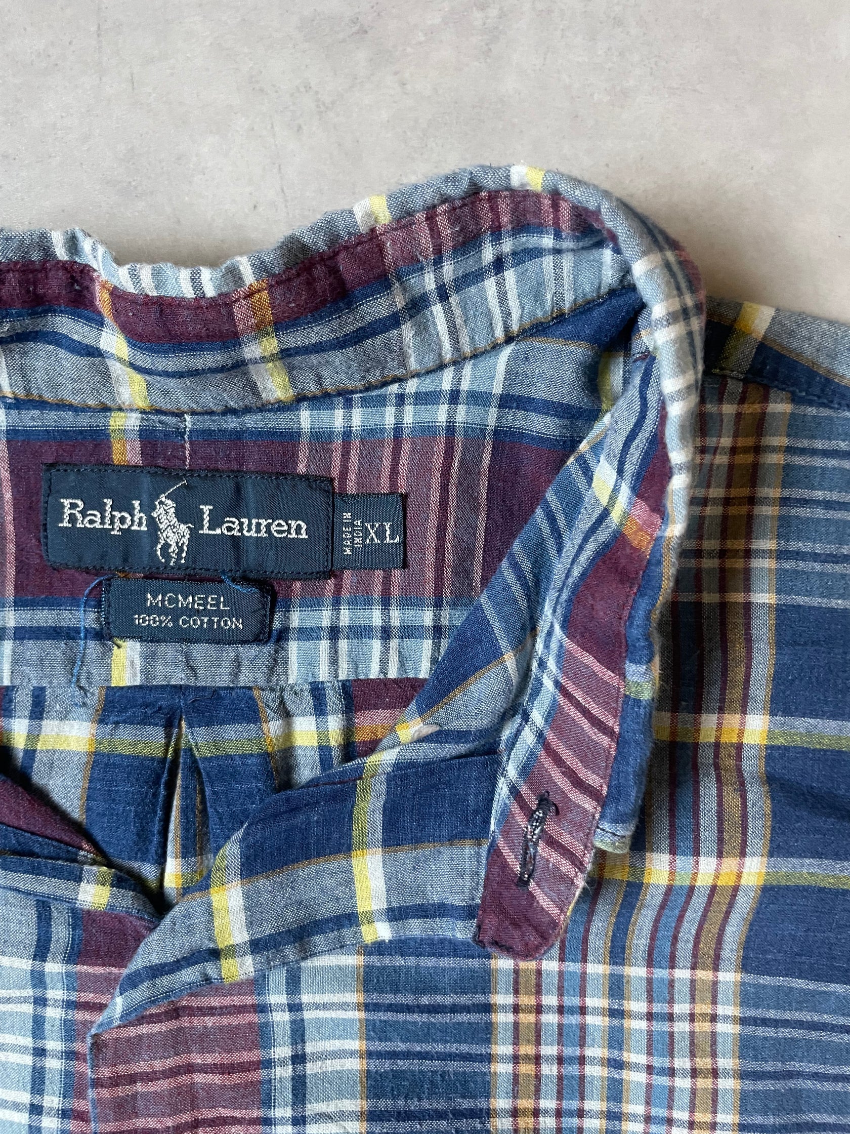 90's RALPH LAUREN「MCMEEL」長袖シャツ