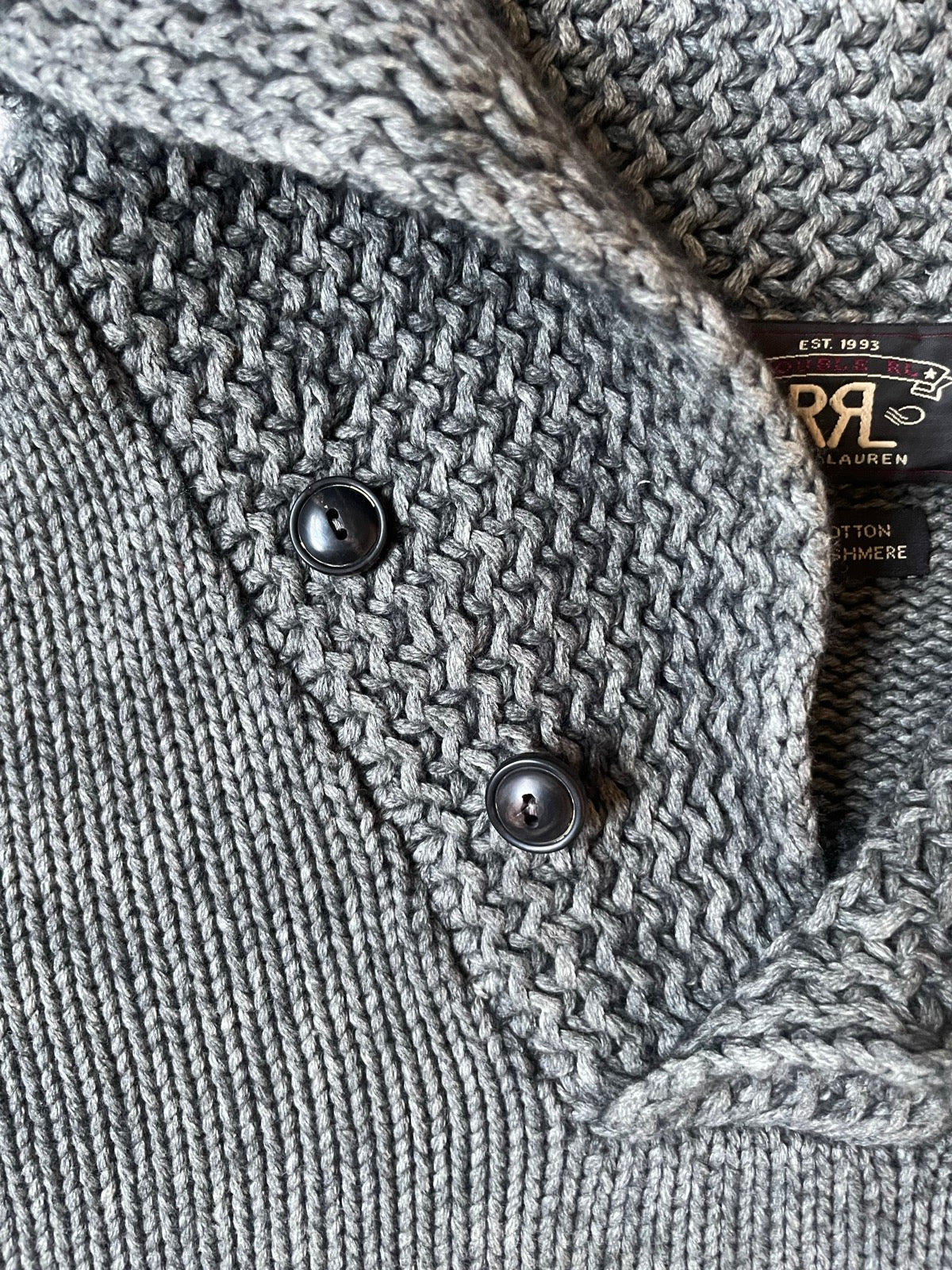 00's RRL RALPH LAUREN ショールカラーニット