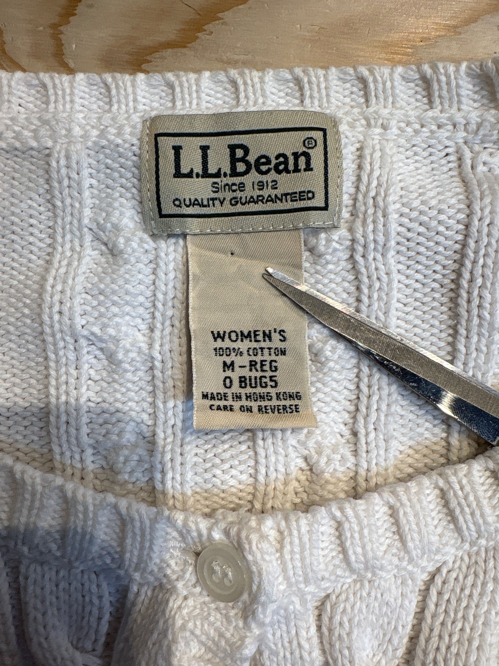 80's~90's「L.L.Bean」ケーブルニット
