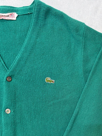 70's IZOD LACOSTE 「USA製」 アクリルニットカーディガン