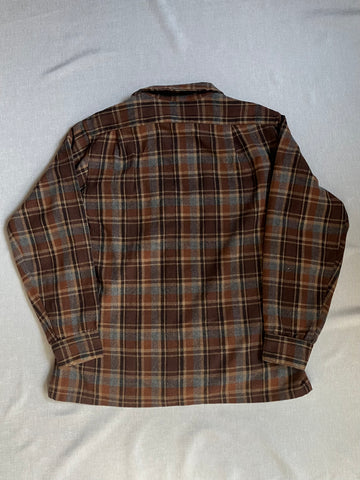 70's PENDLETON USA製 ウールチェックシャツ