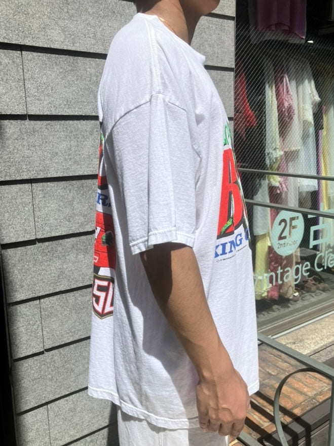 00's「BUDWEISER NASCAR」 グラフィックTシャツ