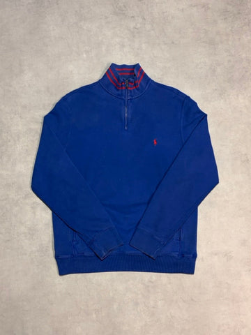 90's~00's POLO BY RALPH LAUREN ハーフジップスウェット