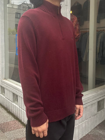 90's RALPH LAUREN ハーフジップニット　
