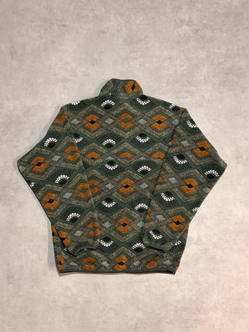 10's PATAGONIA Synchilla Snap-T「スロウフット柄」フリースプルオーバー