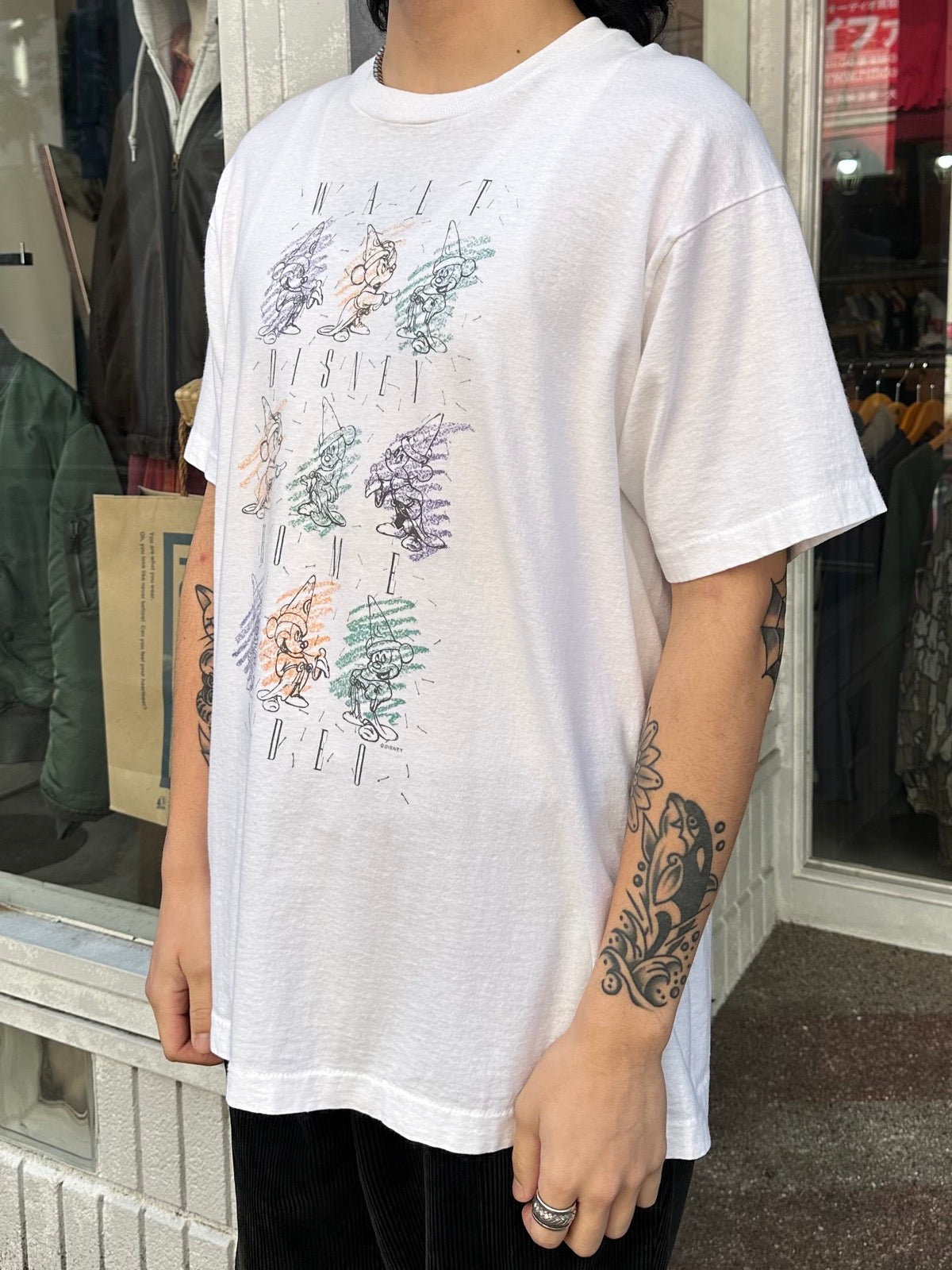 90's DISNEY「HOME VIDEO」キャラクターTシャツ