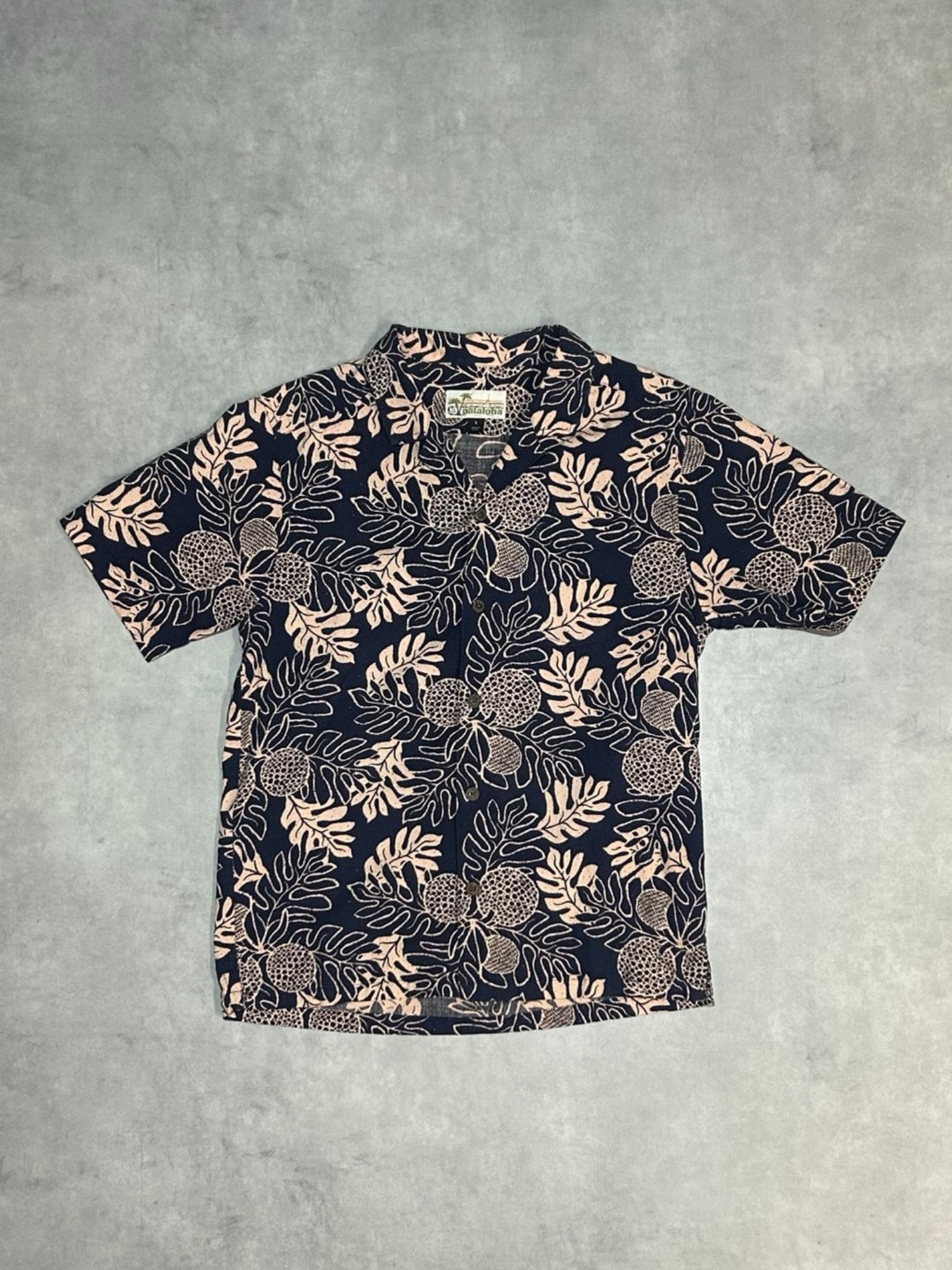 10's PATAGONIA「Pataloha」パンノキ柄　アロハシャツ