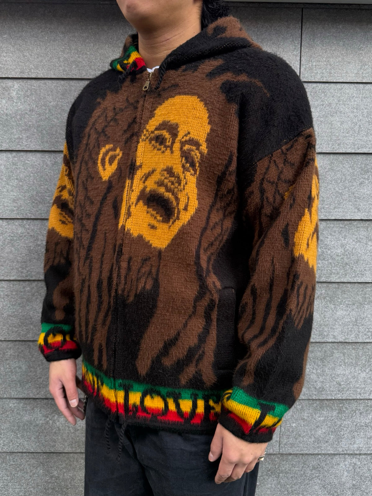 90's「Bob Marley」ジップパーカー