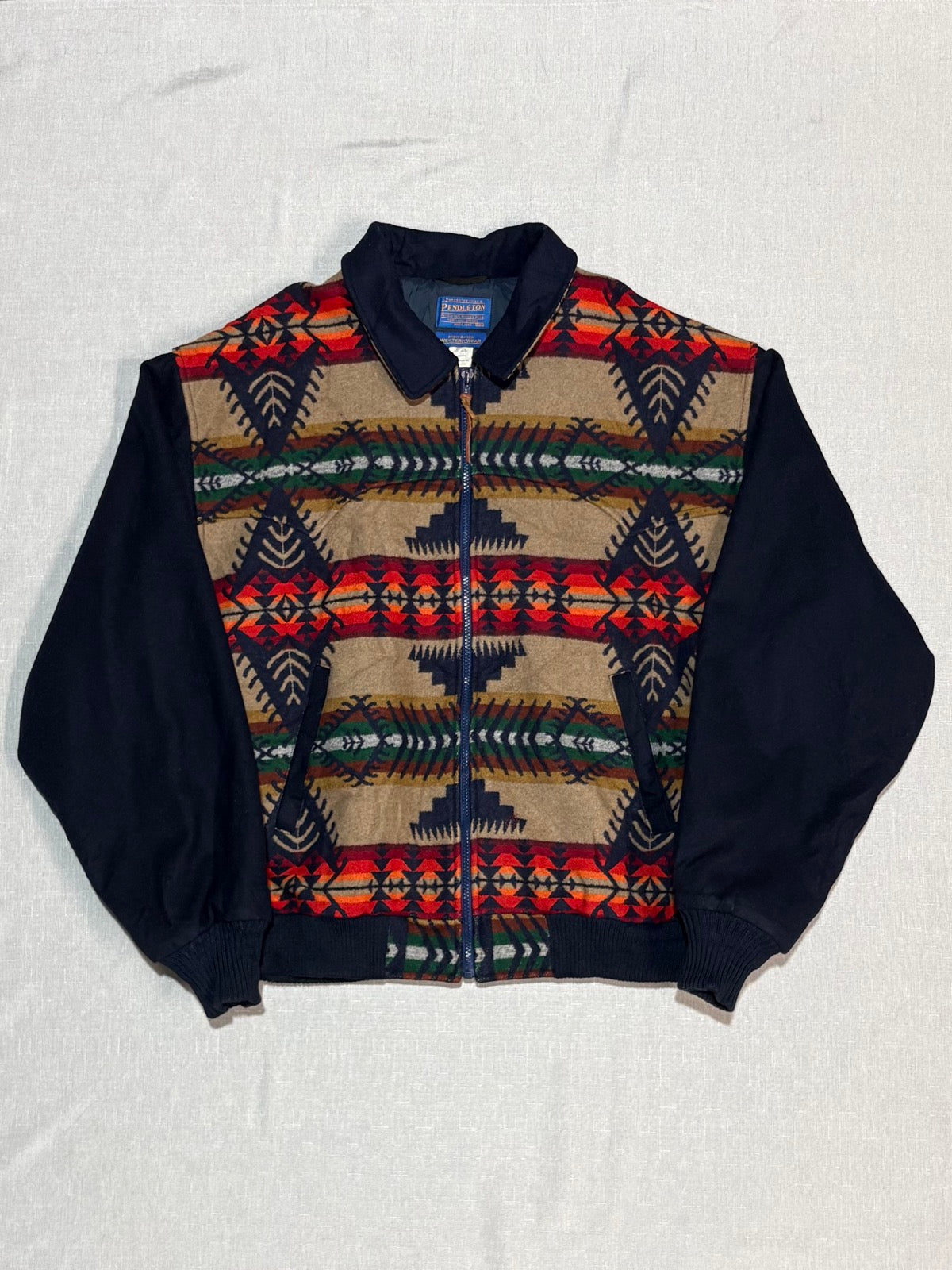 90's PENDLETON 「USA製」ネイティブ柄 中綿ウールジャケット
