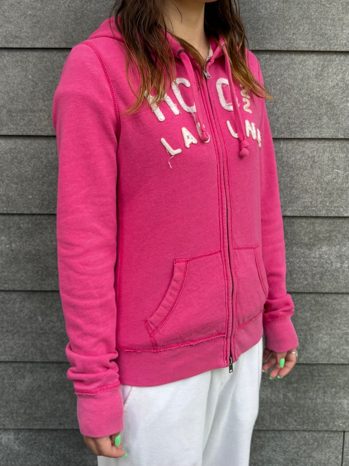 00's「Hollister」ジップアップパーカー