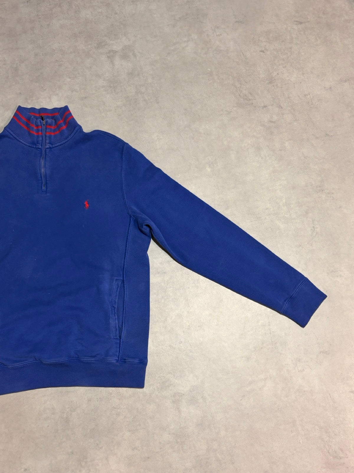 90's~00's POLO BY RALPH LAUREN ハーフジップスウェット