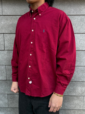 90's POLO by RALPH LAUREN USA製 コットンシャツ