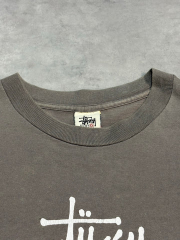 90's STUSSY「World Tour」USA製 スケートTシャツ