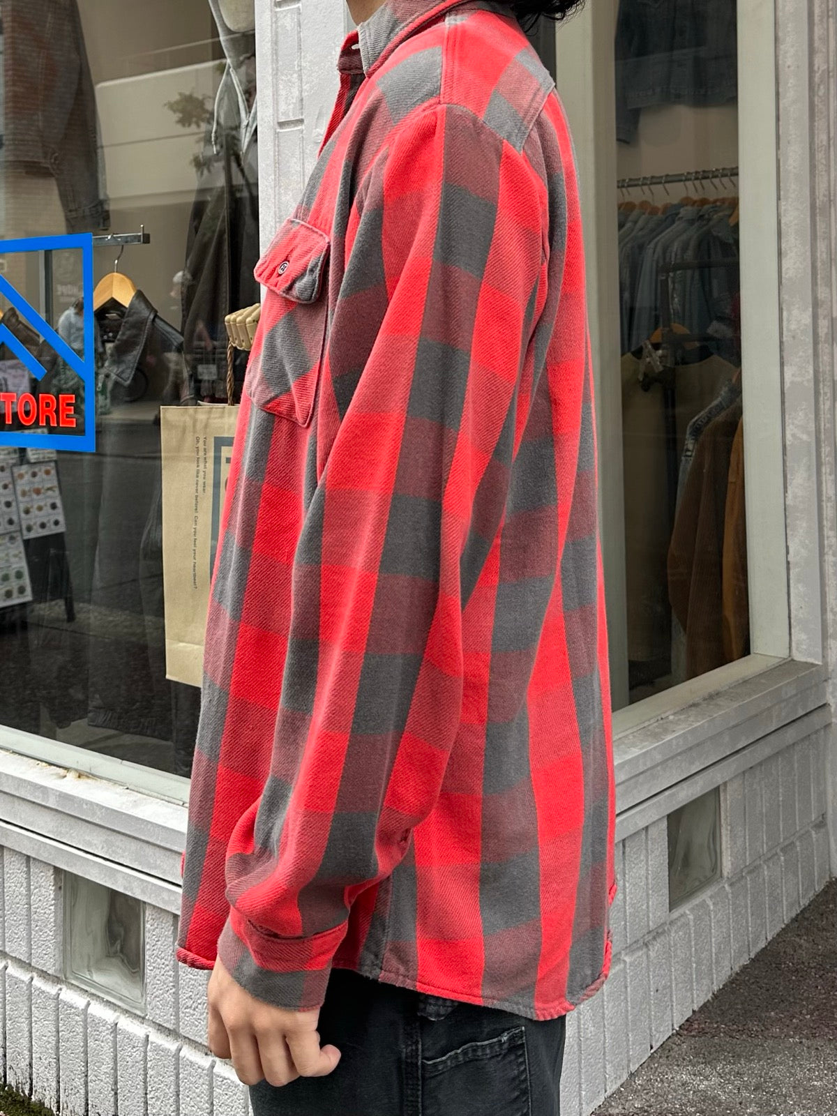 80's FIVE BROTHER USA製 バッファローチェックシャツ